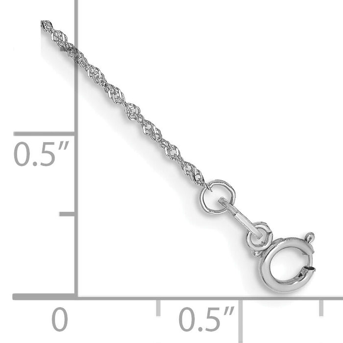 14k WG 1mm Singapore Chain-PEN166-5.5