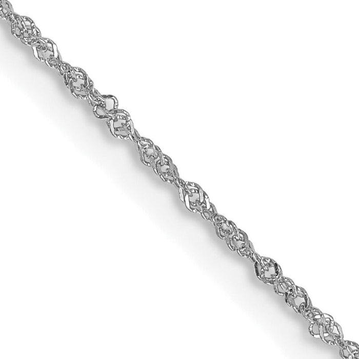 14k WG 1mm Singapore Chain-PEN166-24