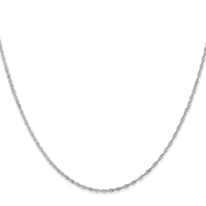14k WG 1.1mm Singapore Chain-PEN167-16