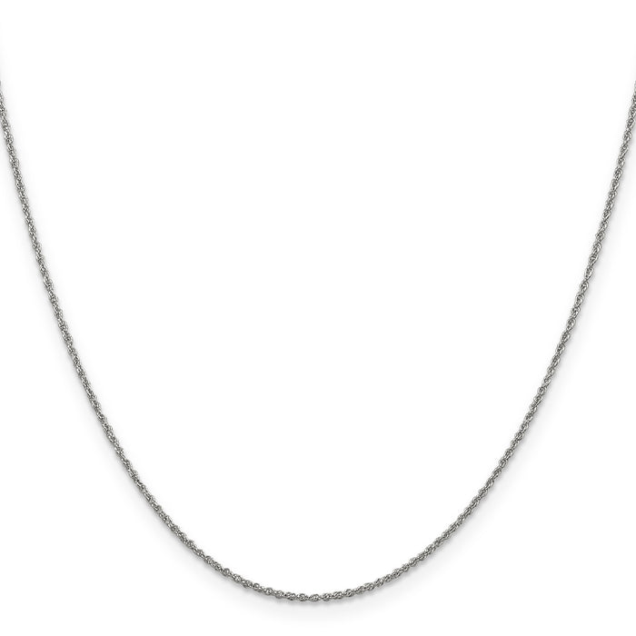 14k WG 1.1mm Baby Rope Chain-PEN171-22