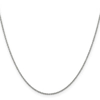 14k WG 1.1mm Baby Rope Chain-PEN171-18