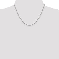 14k WG 1.1mm Baby Rope Chain-PEN171-18