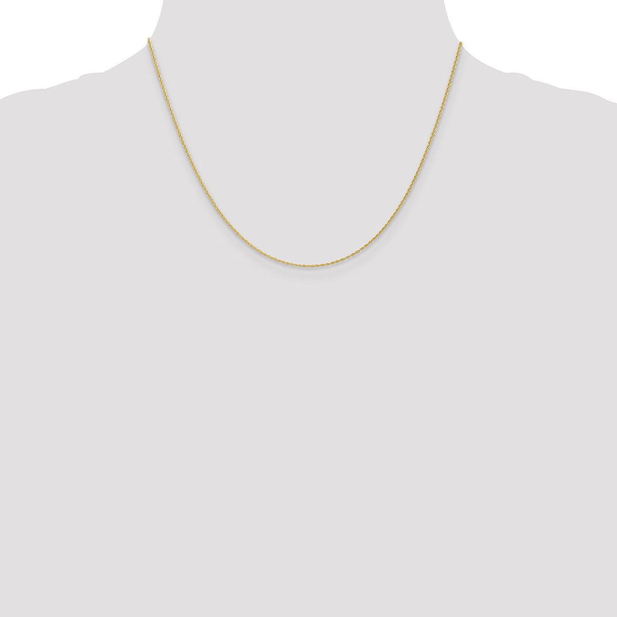 14k 1.1mm Baby Rope Chain-PEN173-18