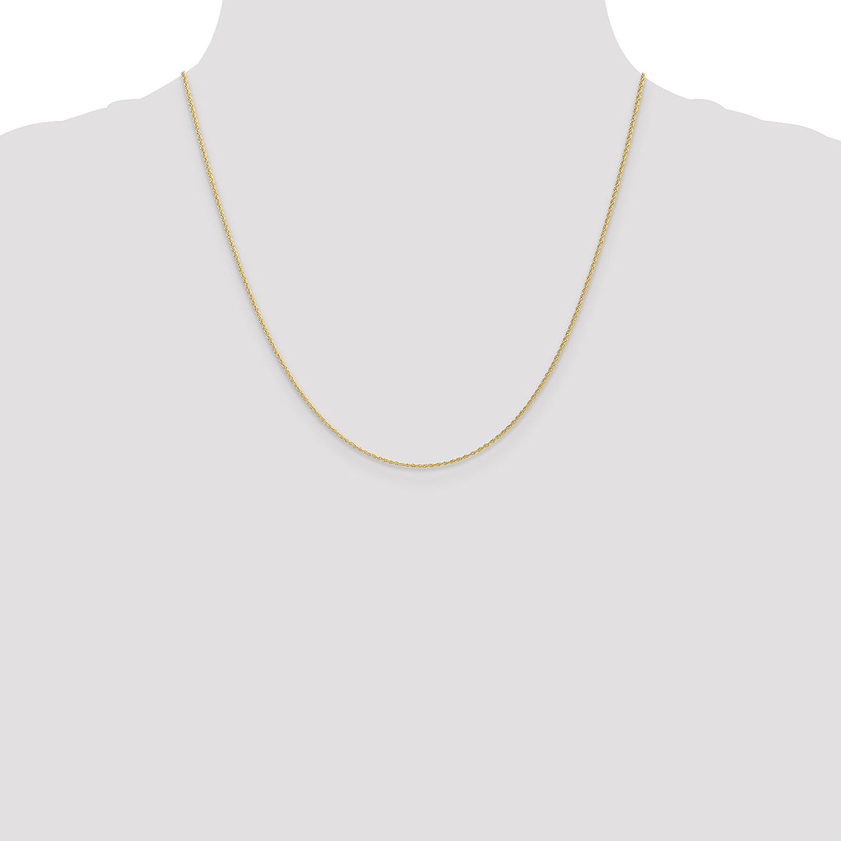 14k 1.1mm Baby Rope Chain-PEN173-20