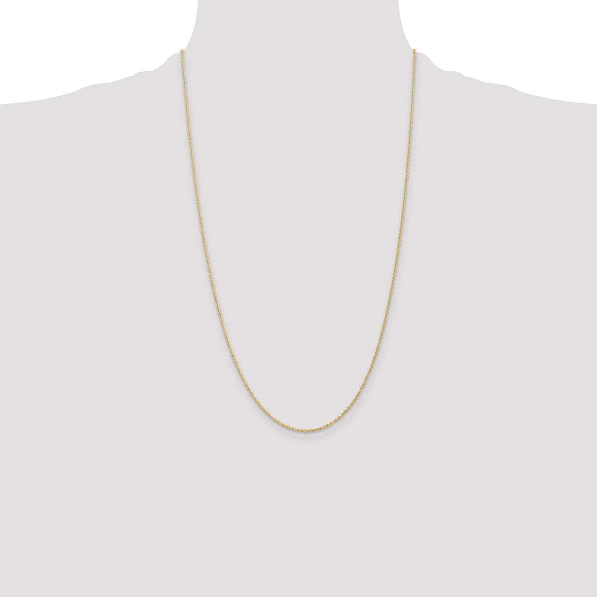 14k 1.1mm Baby Rope Chain-PEN173-26