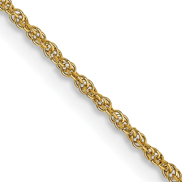 14k 1.1mm Baby Rope Chain-PEN173-20