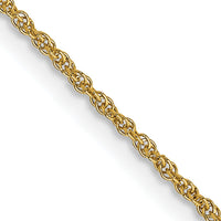 14k 1.1mm Baby Rope Chain-PEN173-16