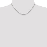 14k White Gold 1.8mm Forzantine Cable Chain-PEN188-16