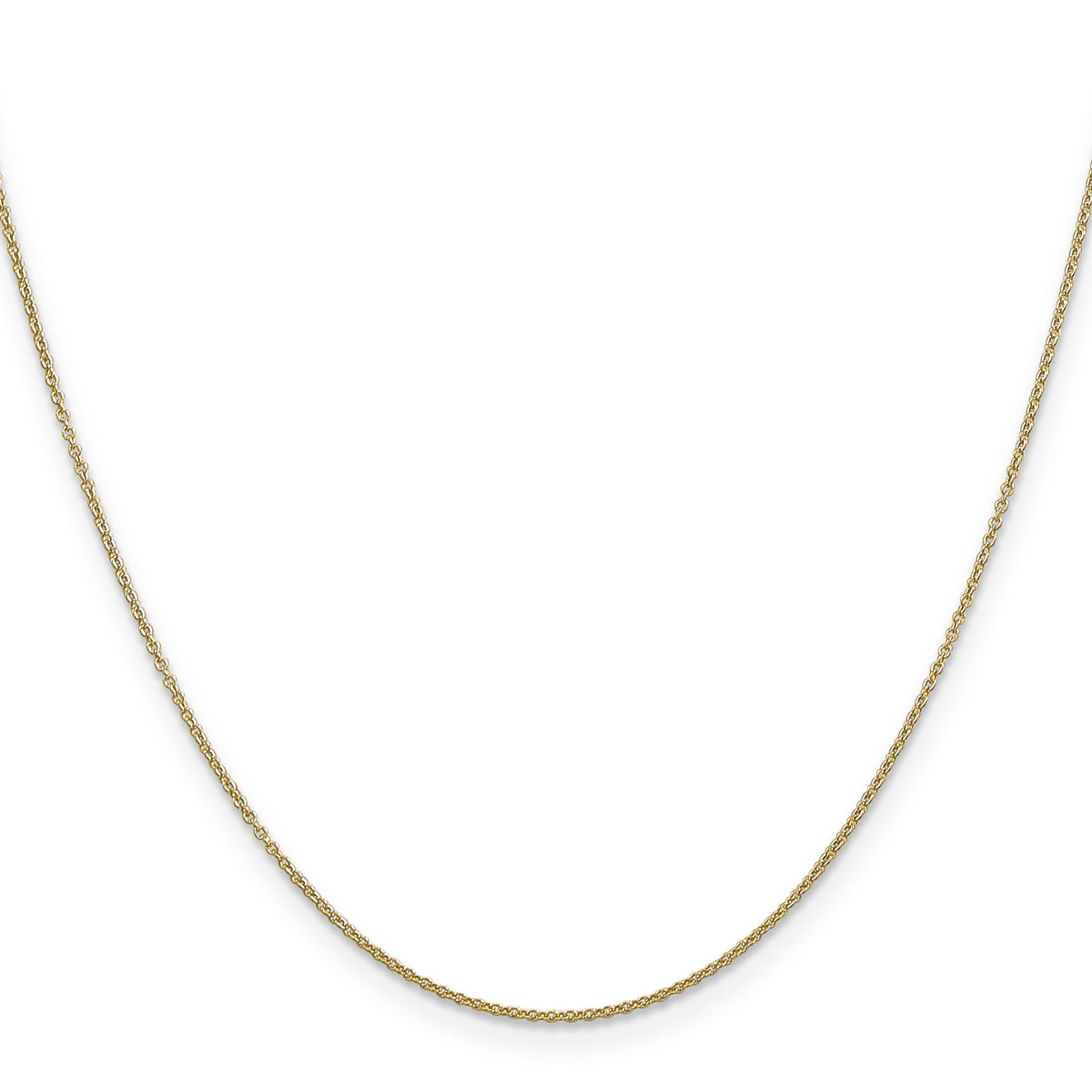 14k .9mm Cable with Spring Ring Clasp Chain-PEN190-20