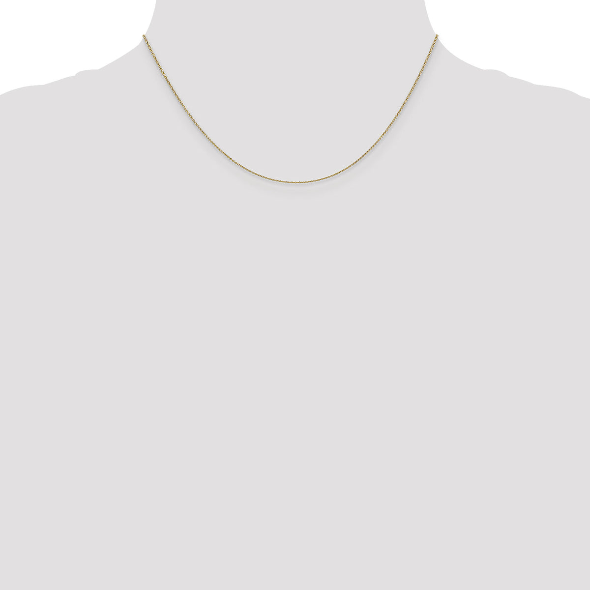 14k .9mm Cable with Spring Ring Clasp Chain-PEN190-16