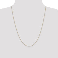 14k .9mm Cable with Spring Ring Clasp Chain-PEN190-24