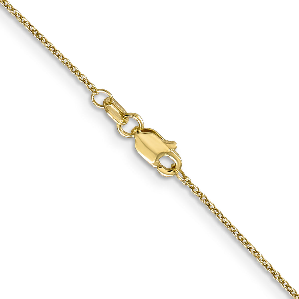 14k .9mm Cable with Lobster Clasp Chain-PEN190L-18