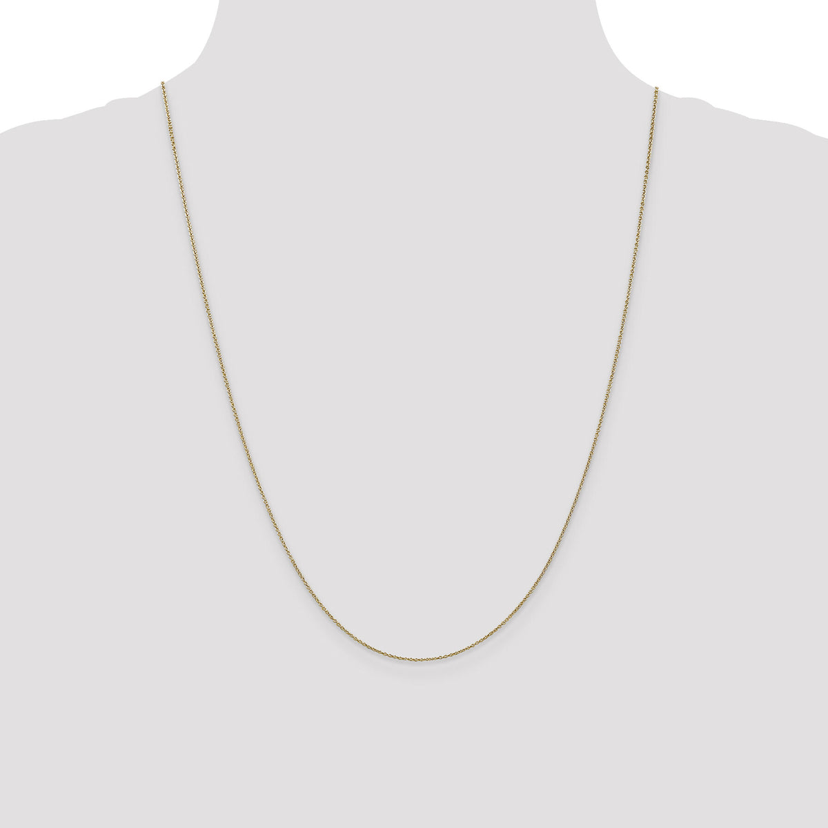 14k .9mm Cable with Lobster Clasp Chain-PEN190L-24