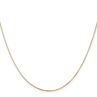 14k .5mm Box with Lobster Clasp Chain-PEN1L-14