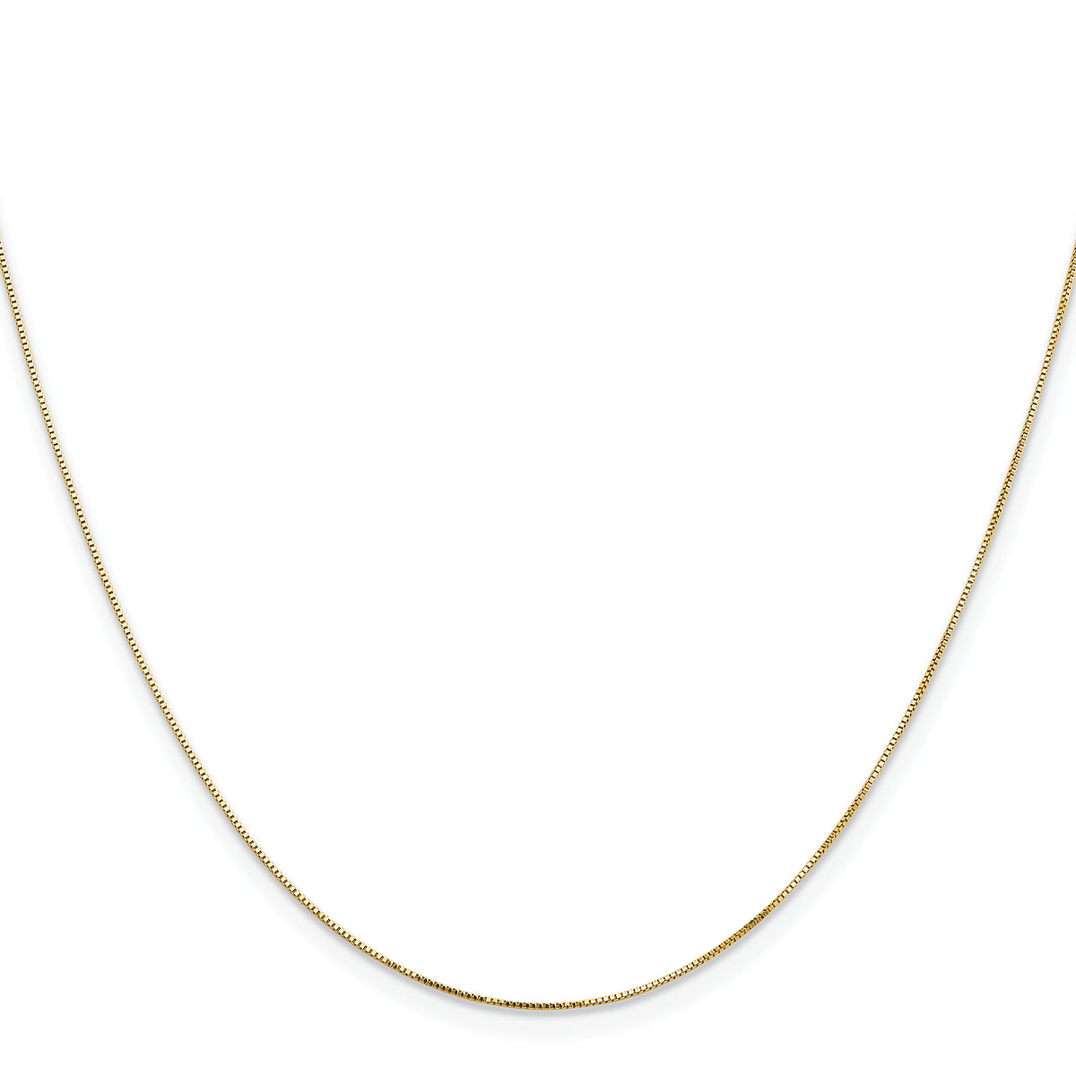 14k .5mm Box with Lobster Clasp Chain-PEN1L-24
