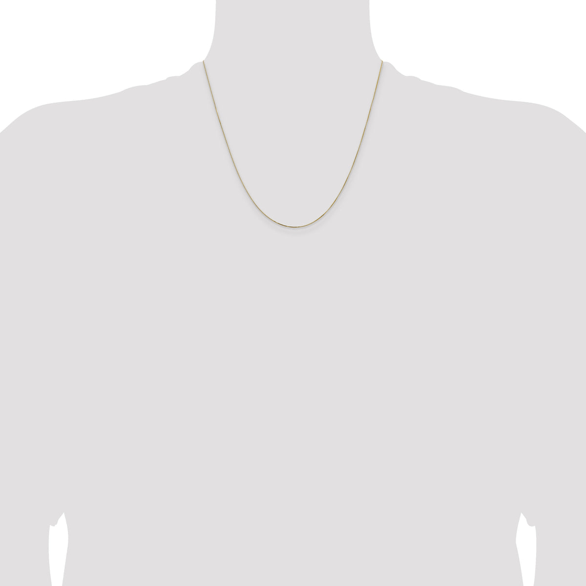 14k .5mm Box with Lobster Clasp Chain-PEN1L-20