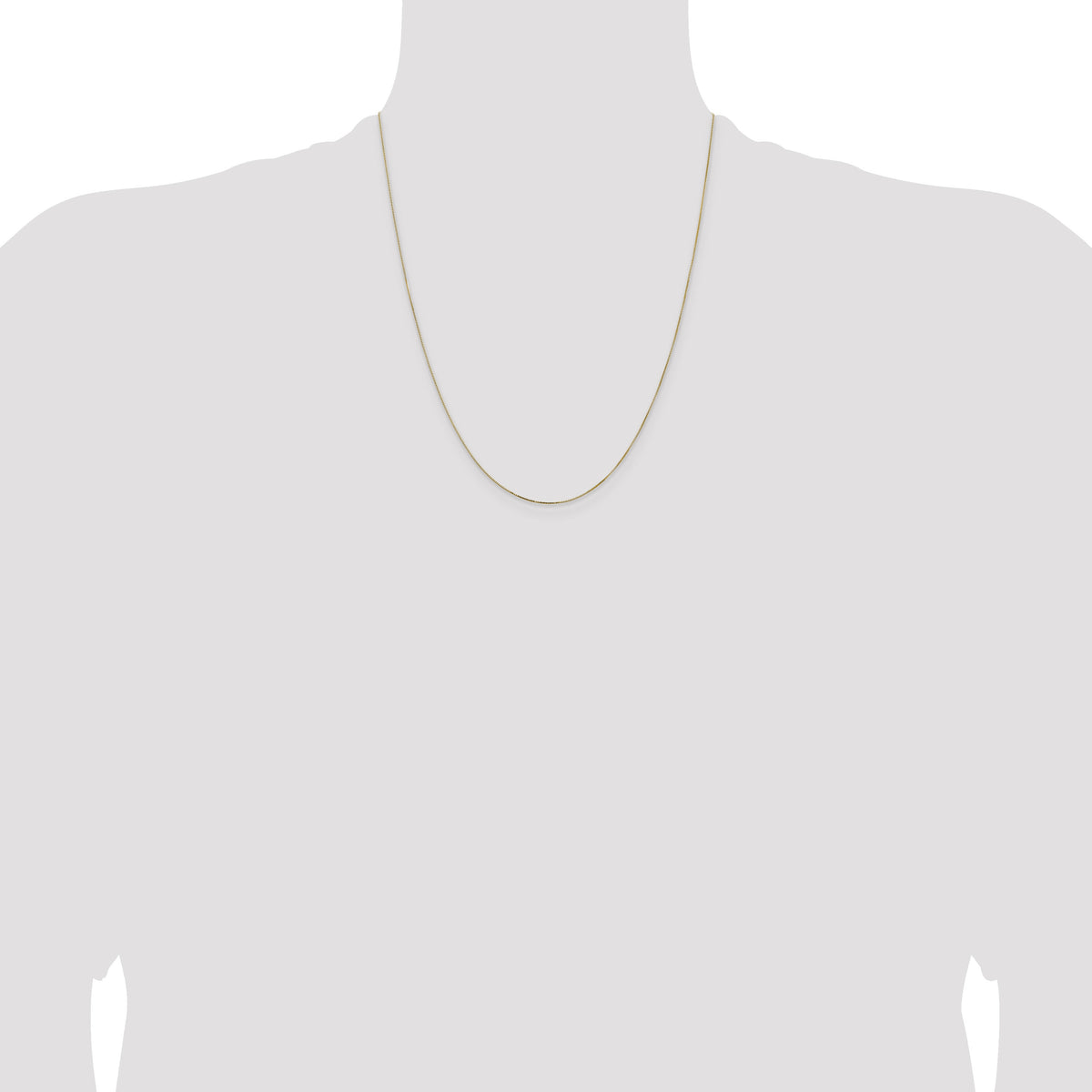 14k .5mm Box with Lobster Clasp Chain-PEN1L-22