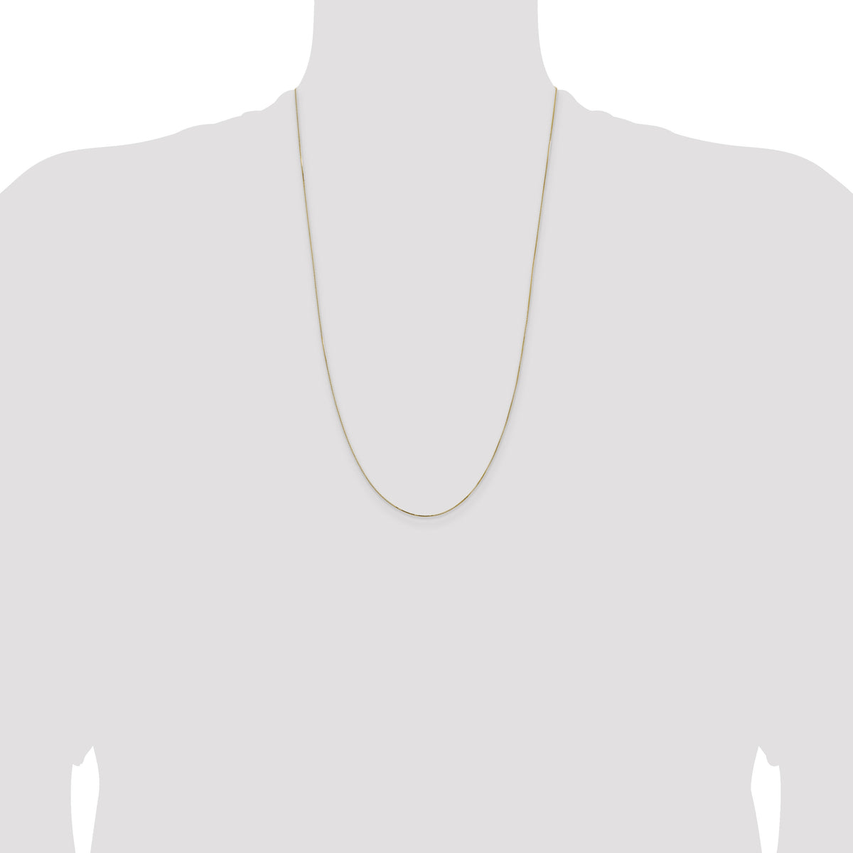 14k .5mm Box with Lobster Clasp Chain-PEN1L-26