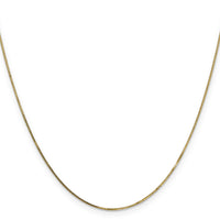 14k .7mm Box with Spring Ring Clasp Chain-PEN2-16