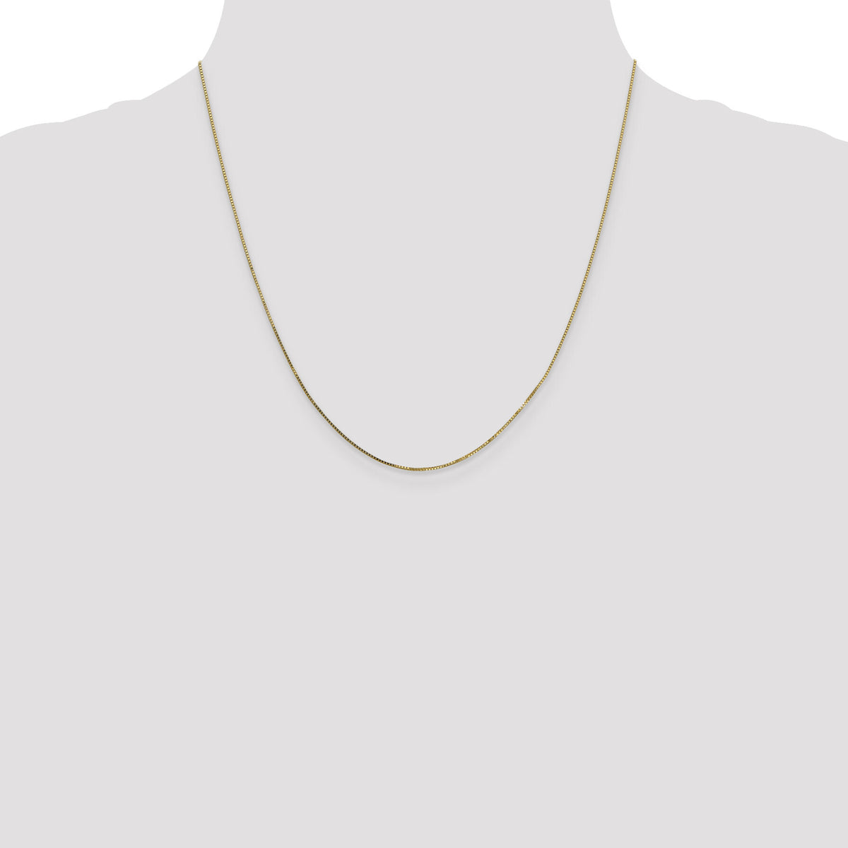 14k .7mm Box with Spring Ring Clasp Chain-PEN2-20