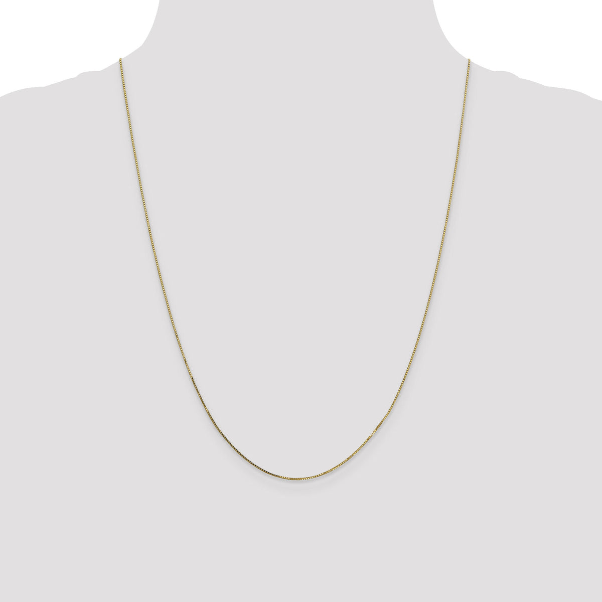 14k .7mm Box with Spring Ring Clasp Chain-PEN2-24
