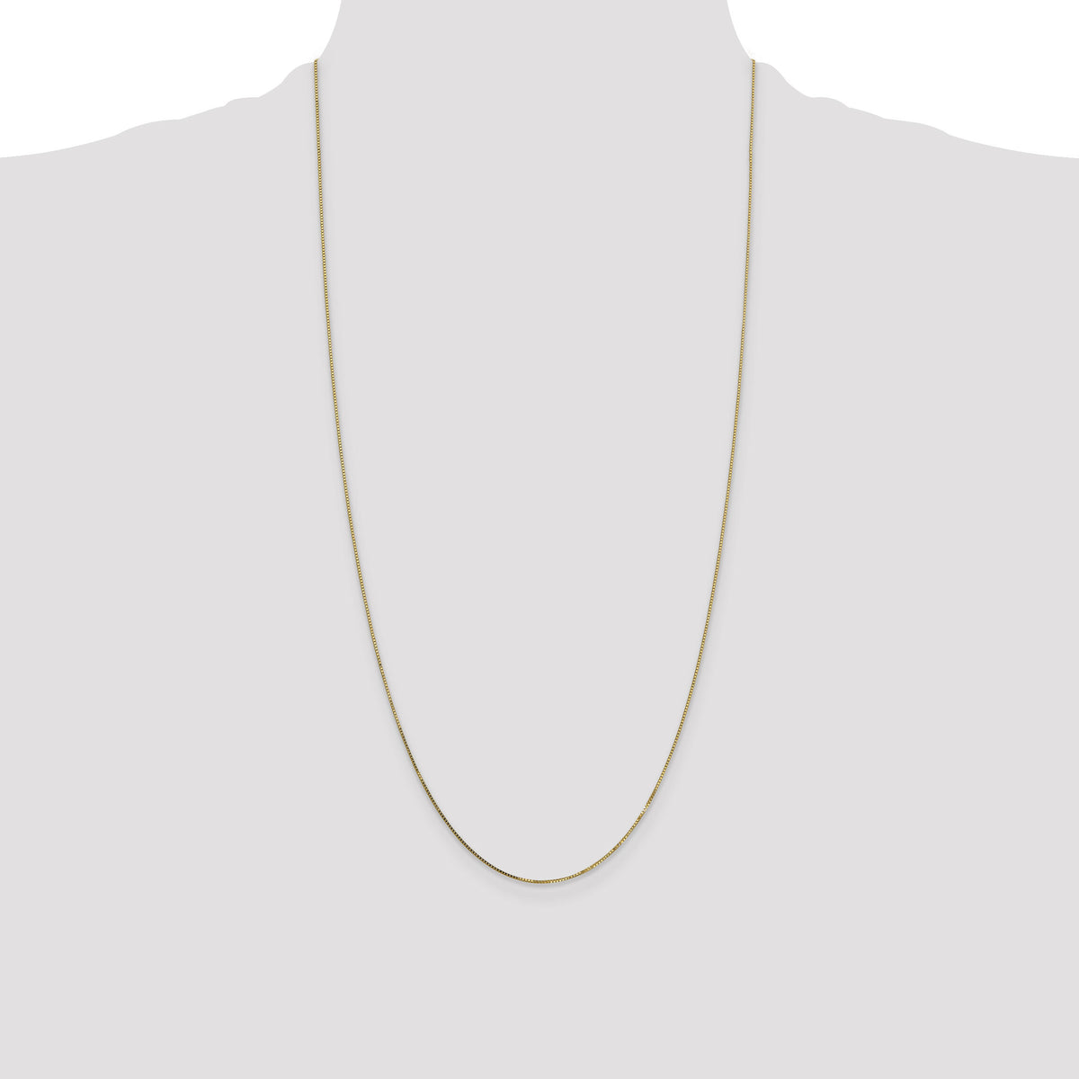 14k .7mm Box with Spring Ring Clasp Chain-PEN2-28