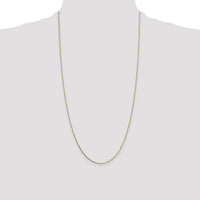 14k .7mm Box with Spring Ring Clasp Chain-PEN2-28