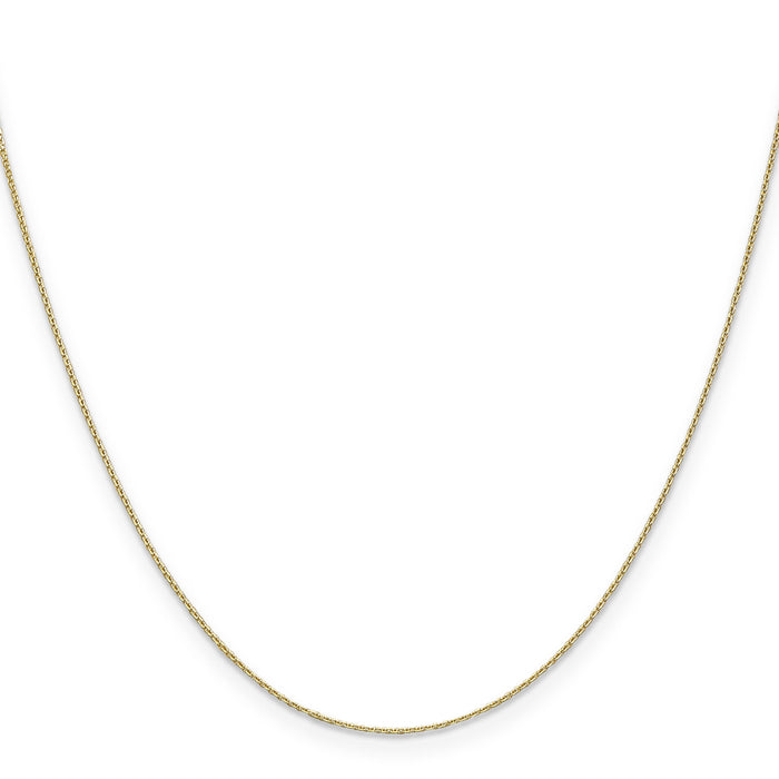 14k .65mm D/C Round Open Link Cable Chain-PEN201-16