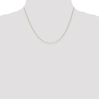 14k .65mm D/C Round Open Link Cable Chain-PEN201-18