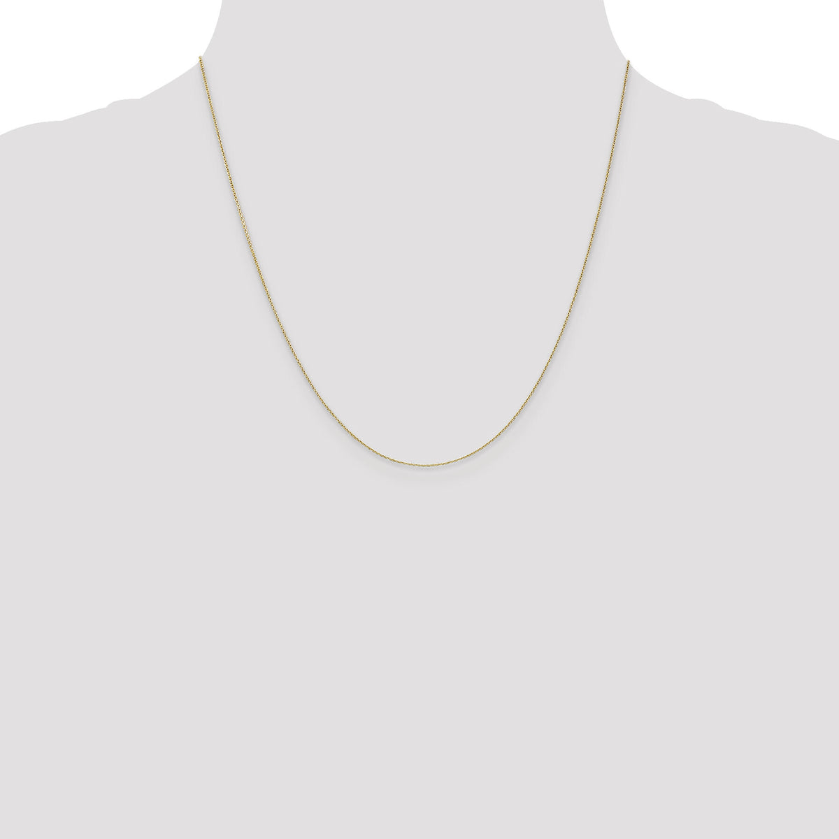 14k .65mm D/C Round Open Link Cable Chain-PEN201-20