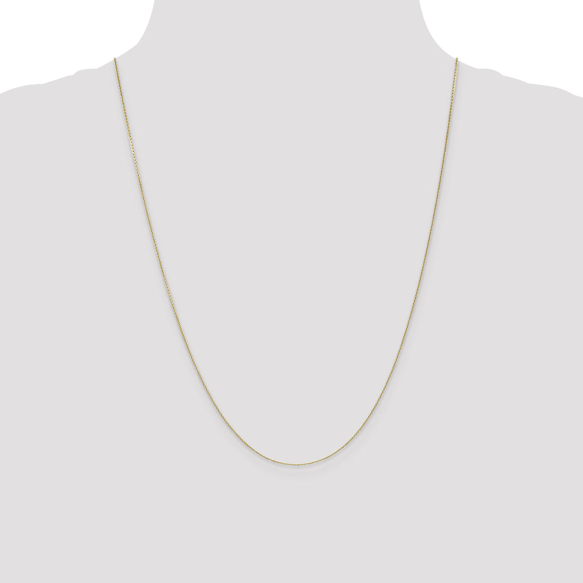 14k .65mm D/C Round Open Link Cable Chain-PEN201-24