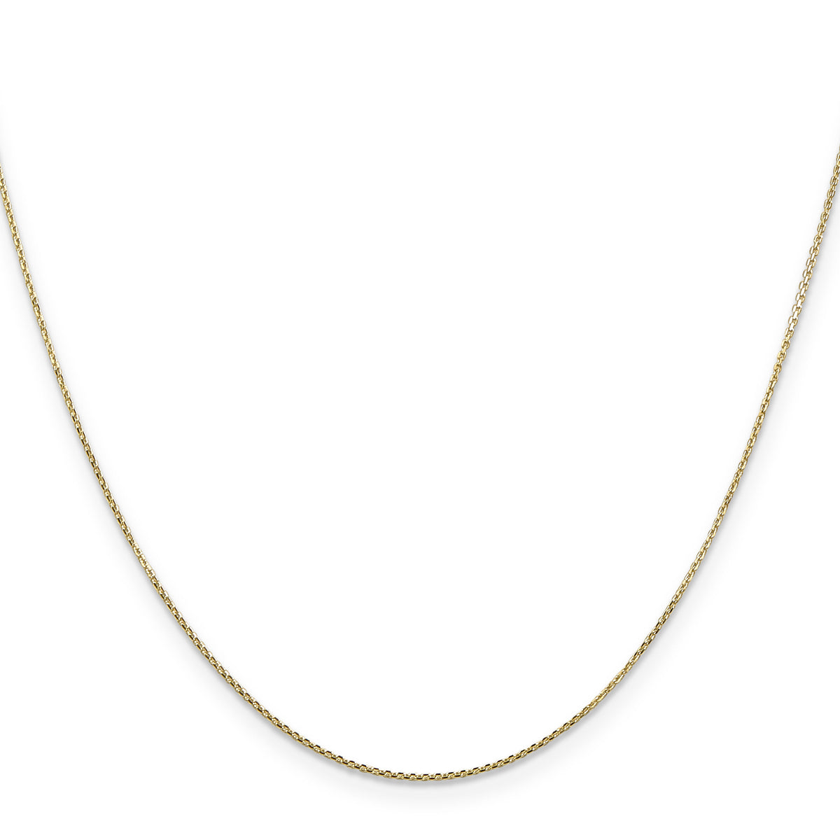 14k .8mm D/C Round Open Link Cable Chain-PEN202-24