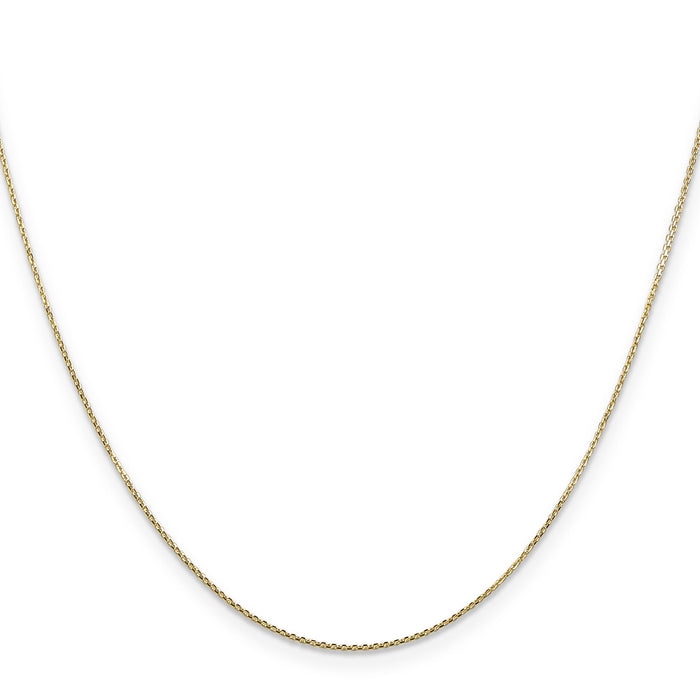 14k .8mm D/C Round Open Link Cable Chain-PEN202-30