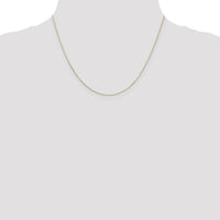 14k .8mm D/C Round Open Link Cable Chain-PEN202-18