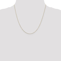 14k .8mm D/C Round Open Link Cable Chain-PEN202-20