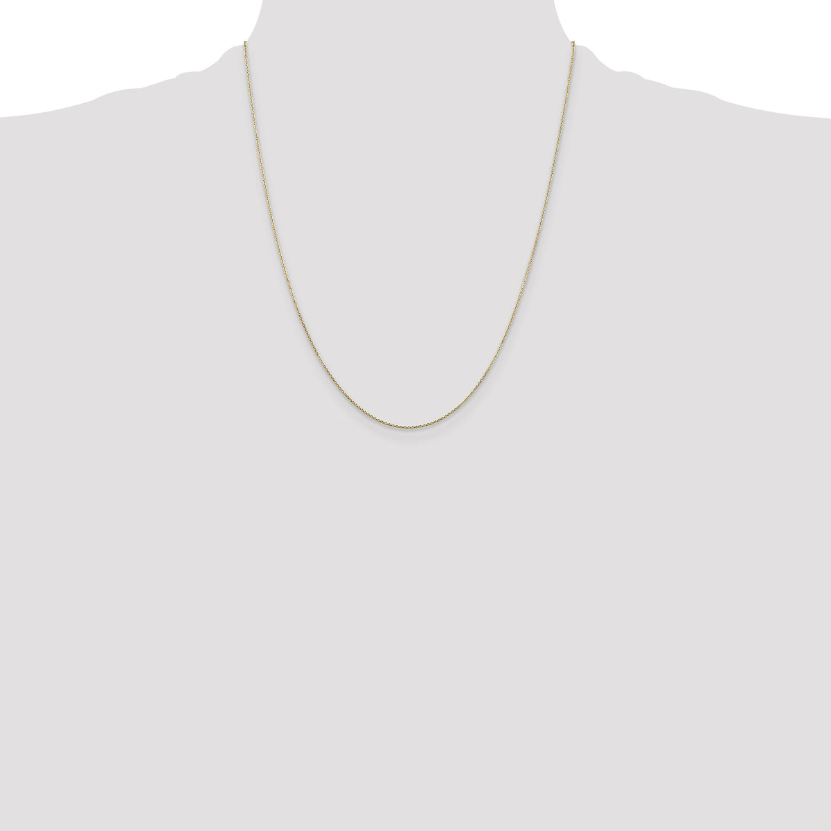14k .8mm D/C Round Open Link Cable Chain-PEN202-22