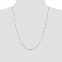 14k .8mm D/C Round Open Link Cable Chain-PEN202-24