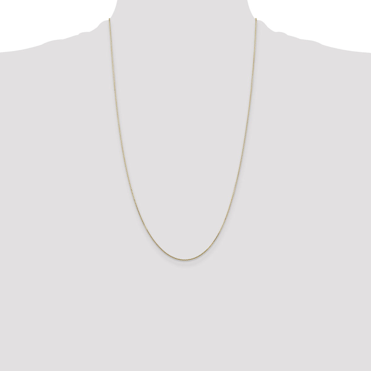 14k .8mm D/C Round Open Link Cable Chain-PEN202-26
