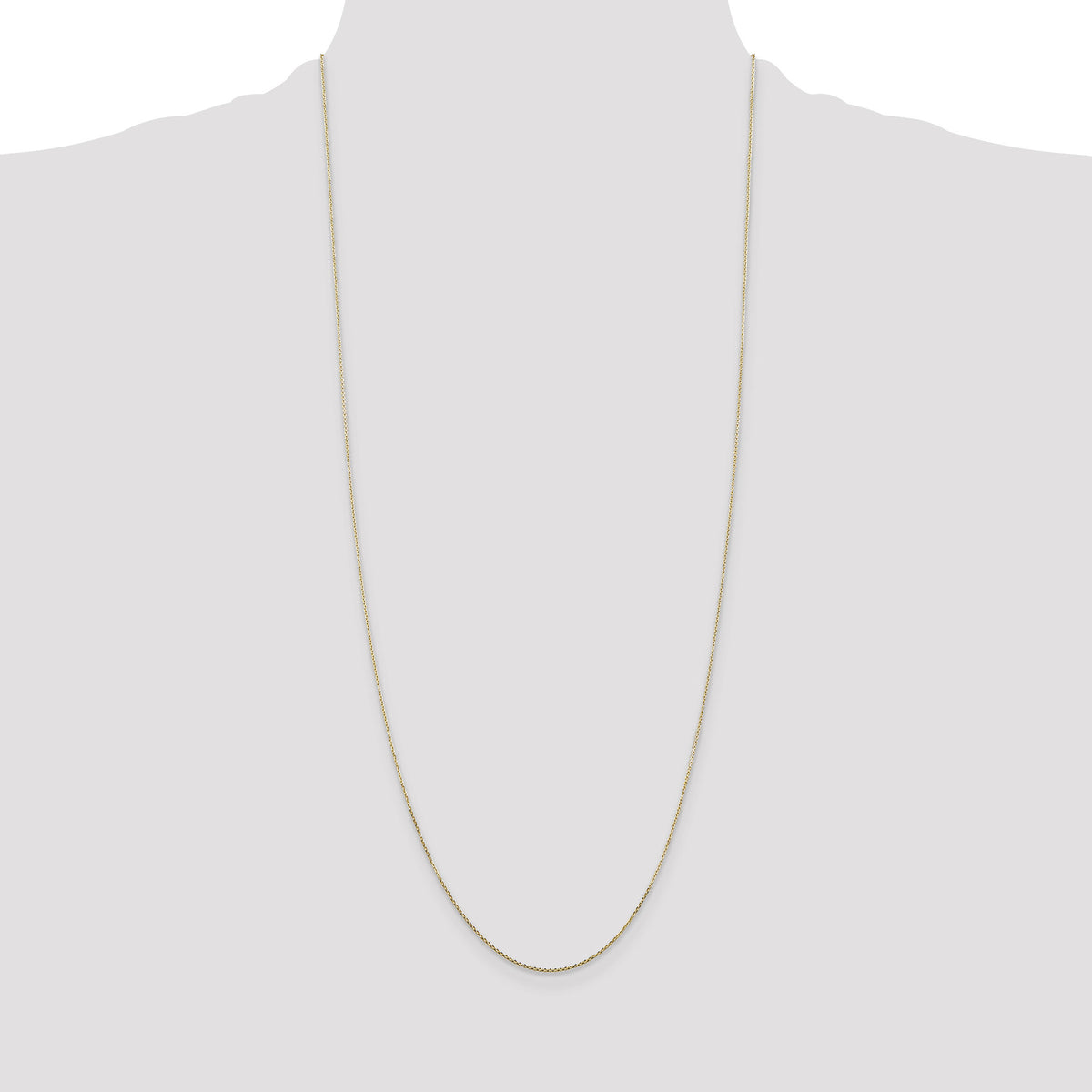 14k .8mm D/C Round Open Link Cable Chain-PEN202-30