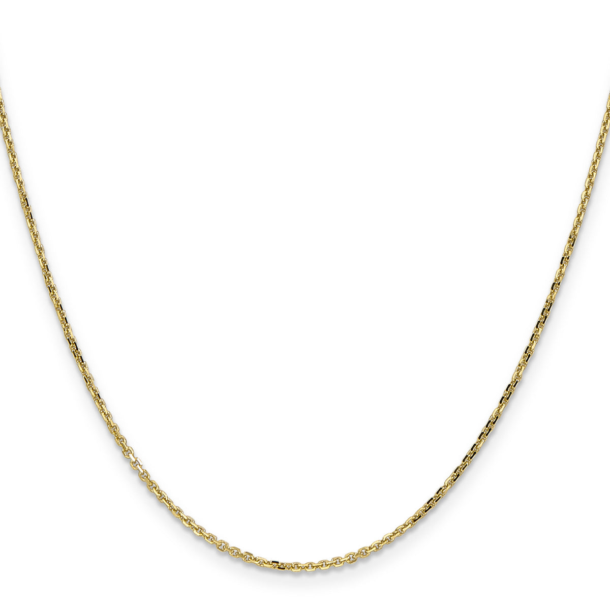 14k 1.4mm D/C Round Open Link Cable Chain-PEN203-24
