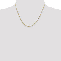 14k 1.4mm D/C Round Open Link Cable Chain-PEN203-18