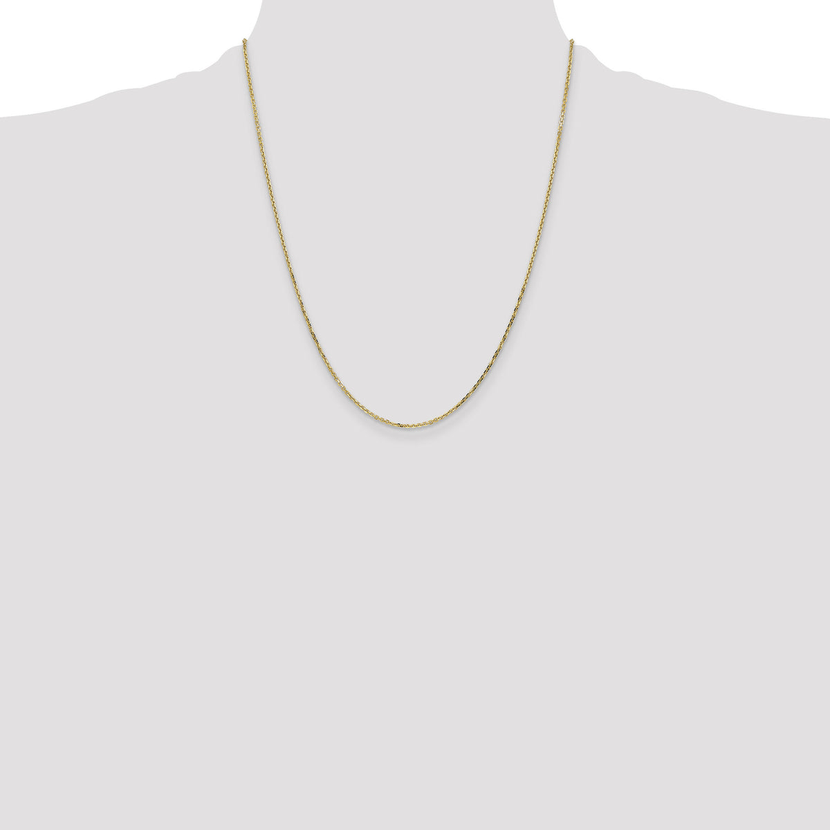 14k 1.4mm D/C Round Open Link Cable Chain-PEN203-22