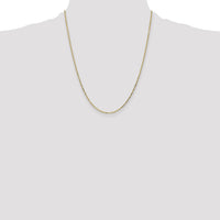 14k 1.4mm D/C Round Open Link Cable Chain-PEN203-22