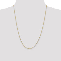 14k 1.4mm D/C Round Open Link Cable Chain-PEN203-24