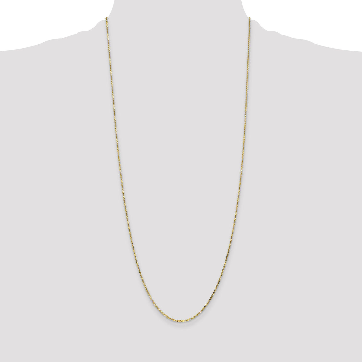 14k 1.4mm D/C Round Open Link Cable Chain-PEN203-30