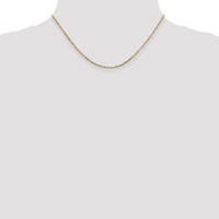 14k 1.8mm D/C Round Open Link Cable Chain-PEN204-16