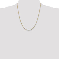 14k 1.8mm D/C Round Open Link Cable Chain-PEN204-22