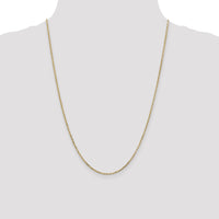 14k 1.8mm D/C Round Open Link Cable Chain-PEN204-24