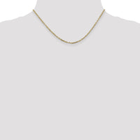 14k 2.2mm D/C Round Open Link Cable Chain-PEN205-16