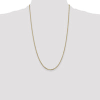 14k 2.2mm D/C Round Open Link Cable Chain-PEN205-26
